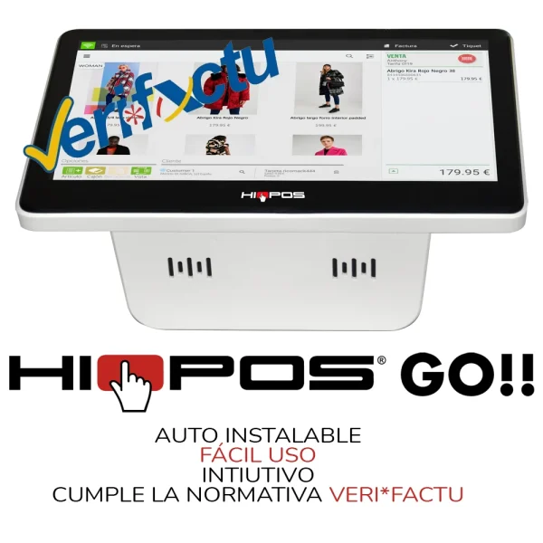 Hiopos GO sistema de punto de venta para negocios pequeños y medianos